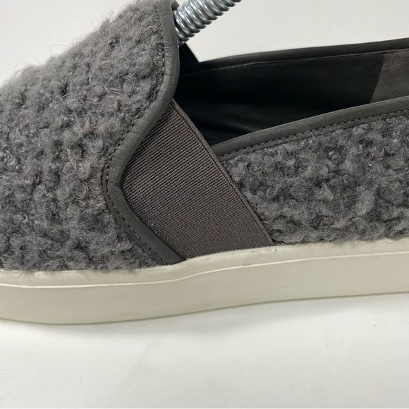 Vince Shearling Blair Sneaker Color Grey SZ 8 - Picture 6 of 10